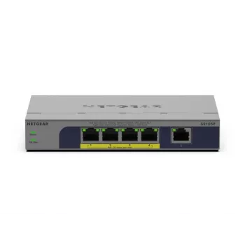 Hallitsematon 5-porttinen PoE-kytkin Netgear GS105P 1Gb Ethernet Power over Ethernet (GS105P-300EUS)