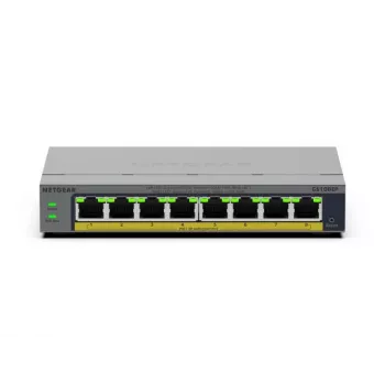 NETGEAR GS108EP hallittava L2/L3 Gigabit Ethernet (10/100/1000) harmaa