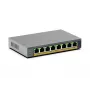 NETGEAR GS108EPP hallitsematon Gigabit Ethernet (10/100/1000) Power over Ethernet (PoE) pöytä-/seinäasennus harmaa
