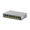 NETGEAR GS108EPP hallitsematon Gigabit Ethernet (10/100/1000) Power over Ethernet (PoE) pöytä-/seinäasennus harmaa