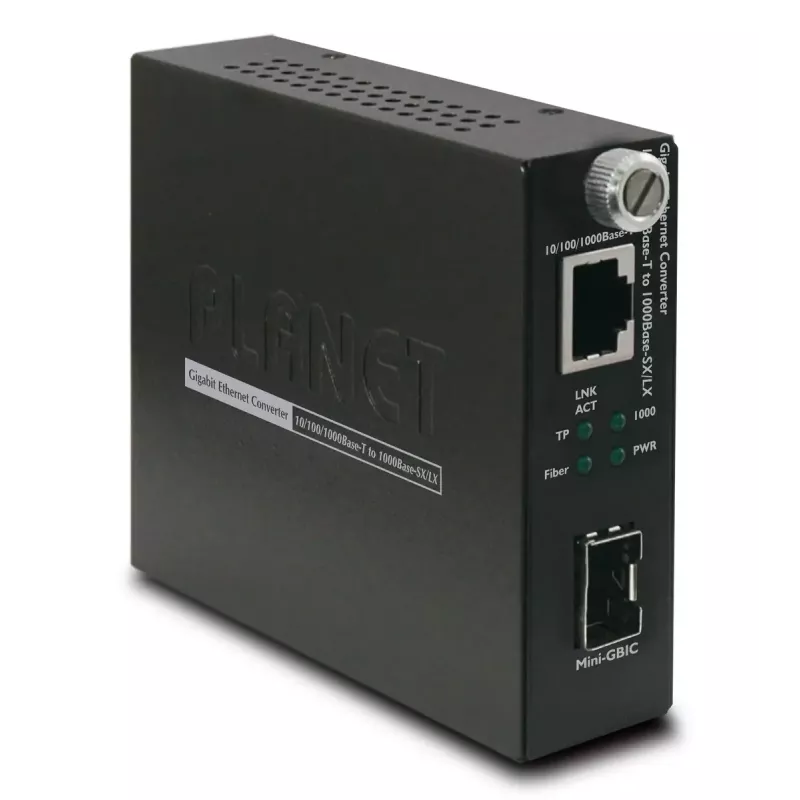 Verkon mediakonvertteri PLANET GST-805A