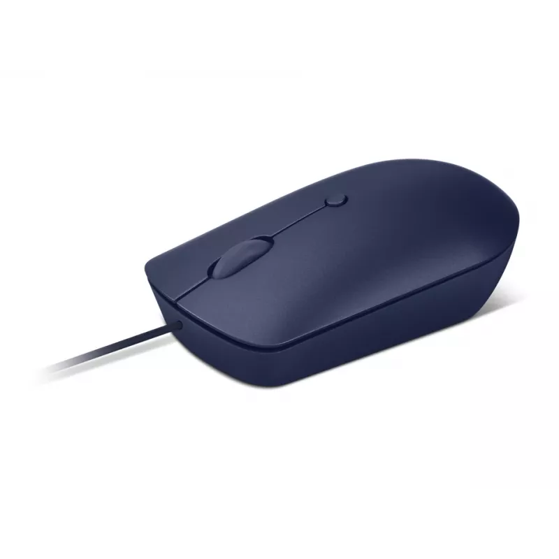 Langallinen optinen USB-C-hiiri Lenovo GY51D20878, molempikätinen, 2400 DPI, 4 painiketta, sininen