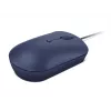 Langallinen optinen USB-C-hiiri Lenovo GY51D20878, molempikätinen, 2400 DPI, 4 painiketta, sininen