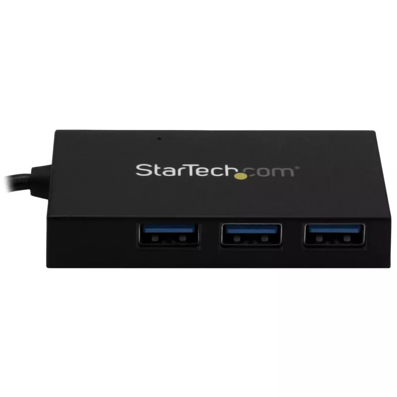 StarTech.com HB30A3A1CSFS 4-porttinen USB 3.0 -pöytäkeskitin, USB-A - 3x USB-A + 1x USB-C, verkkolaitteella