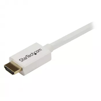 StarTech.com 3m / 10 ft CL3-luokiteltu HDMI-kaapeli Ethernetillä – uppoasennukseen soveltuva Ultra-HD-HDMI-kaapeli – 4K 30Hz UHD High-Speed-HDMI-kaapeli – 10,2 Gbit/s – HDMI 1.4 video-/näyttökaapeli – 30AWG, valkoinen