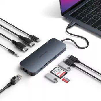 Targus HD4006GL kannettavan telakka/porttitoistin USB 3.2 Gen 2 (3.1 Gen 2) Type-C musta