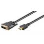 Microconnect HDM191815 videokaapelisovitin 5 m HDMI DVI-D musta