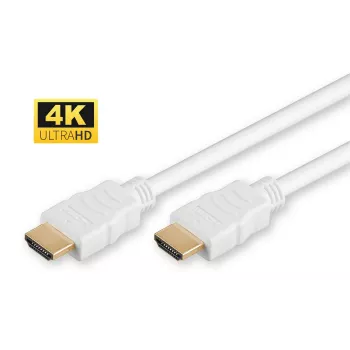 Microconnect HDMI High Speed -kaapeli, 0,5 m, valkoinen
