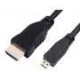 Microconnect 4K HDMI A-D -kaapeli, 1 m