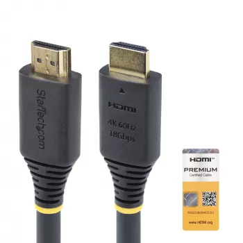 StarTech.com 10m (32.8ft) Active High Speed HDMI -kaapeli, 4K 60Hz/1440p 144Hz, HDR10/HDCP 2.2/ARC, 18Gbps, UHD HDMI 2.0 -kaapeli TV/monitori/näyttö, TPE-kuori