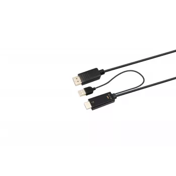 Microconnect HDMI-DP-CON2 videokaapeli-adapteri 2 m DisplayPort musta