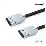 Microconnect HDMISUPERSLIM05M HDMI-kaapeli 0,5 m HDMI Type-A (Standard) musta, metallinen