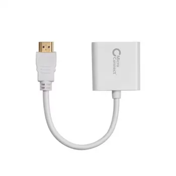 Microconnect HDMVGA1 videokaapeli-adapteri 0,15 m HDMI Type-A (Standard) VGA (D-Sub) valkoinen