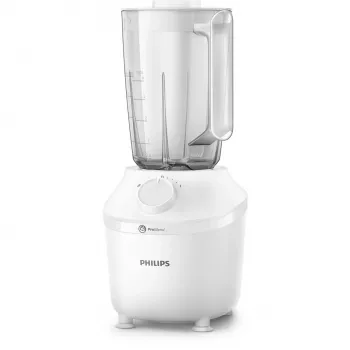 Pöytäblenderi Philips HR2041/00 — 450 W, 1,9 L muovisäiliö, ruostumattomat terät, valkoinen
