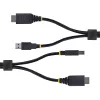 StarTech.com 1,8 m HDMI- ja USB 5 Gbit/s KVM-kaapeli, 4K 60Hz, HDMI 2.0 ja USB -yhdistelmäkaapeli KVM-kytkimille
