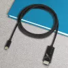 Techly IADAP-USBC-HDMI5TY videokaapeli-sovitin 5 m USB Type-C HDMI Type-A (standardi) musta
