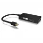ICY BOX IB-AC1032 Mini DisplayPort DVI-D + VGA (D-Sub) + HDMI musta