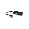 ICY BOX IB-AC1032 Mini DisplayPort DVI-D + VGA (D-Sub) + HDMI musta