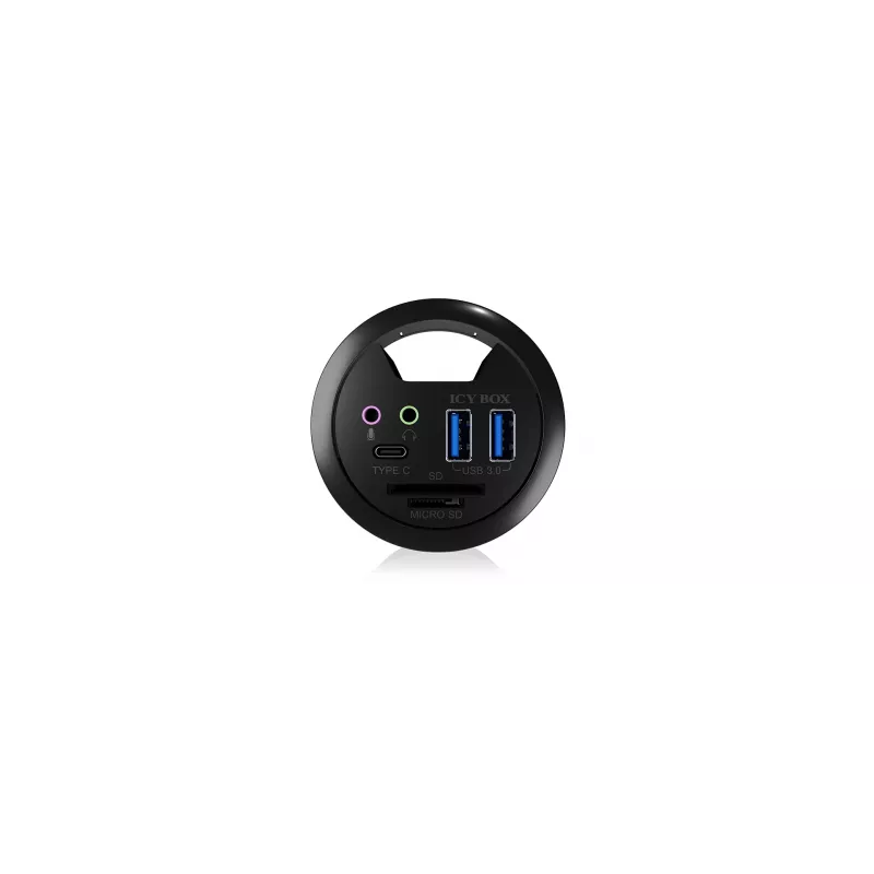 ICY BOX IB-HUB1404A pistorasia musta