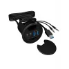 ICY BOX IB-HUB1404A pistorasia musta