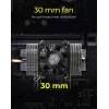 ICY BOX IB-M2HSF-705 SSD-jäähdytyssiili/-jäähdytin 3 cm hopea 1 kpl
