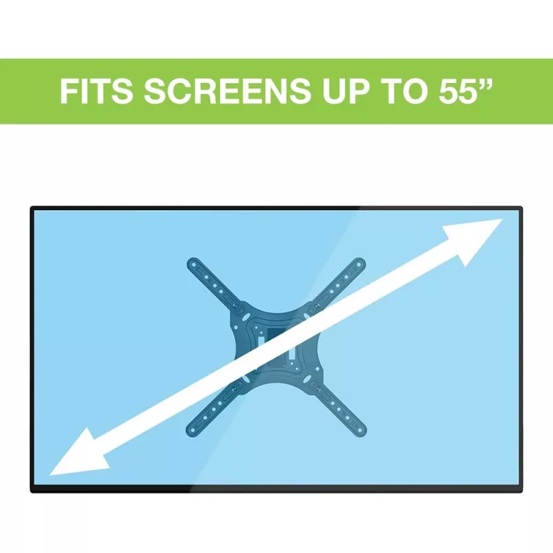 Techly 32-55 inch yleiskiinnike LCD-TV seinälle musta