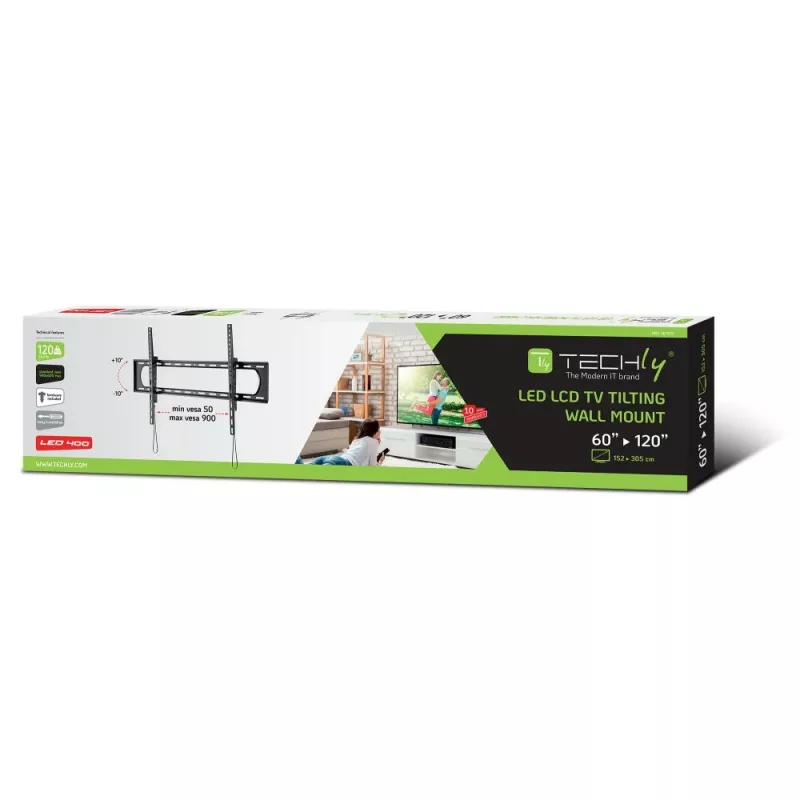 Techly ICA-PLB-369T TV-teline/jalusta 3,05 m (120