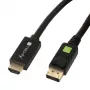 Techly muunninkaapeli 1m DisplayPort - HDMI 1.2 4K ICOC DSP-H12-010