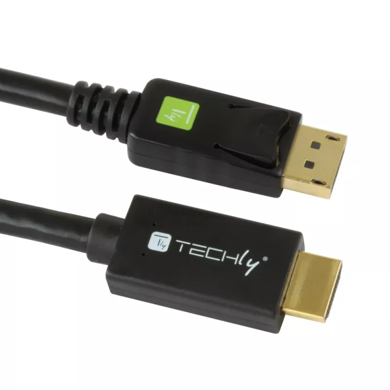 Techly muunninkaapeli 1m DisplayPort - HDMI 1.2 4K ICOC DSP-H12-010
