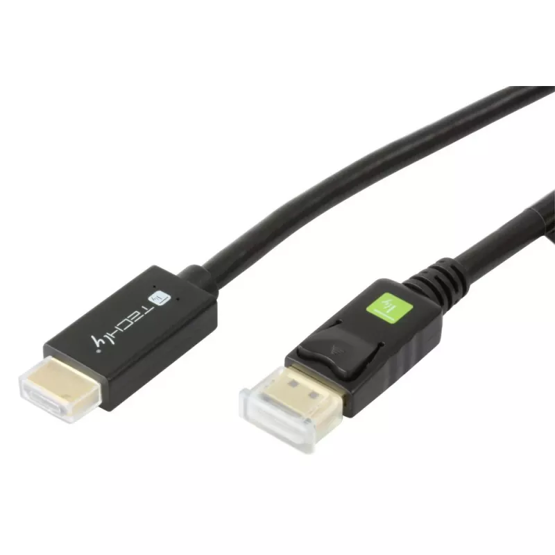Techly muunninkaapeli 1m DisplayPort - HDMI 1.2 4K ICOC DSP-H12-010
