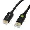 Techly muunninkaapeli 2m DisplayPort - HDMI 1.2 4K ICOC DSP-H12-020