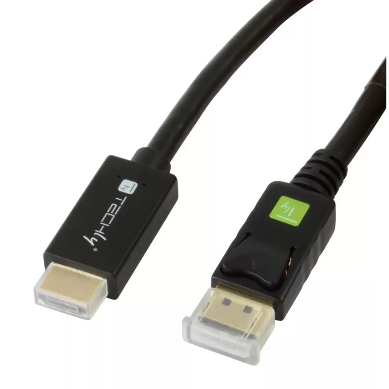 Techly muunninkaapeli 2m DisplayPort - HDMI 1.2 4K ICOC DSP-H12-020