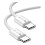 Techly ICOC-MU4-40G240W1 USB-kaapeli USB4 Gen 3x2 1 m USB C valkoinen