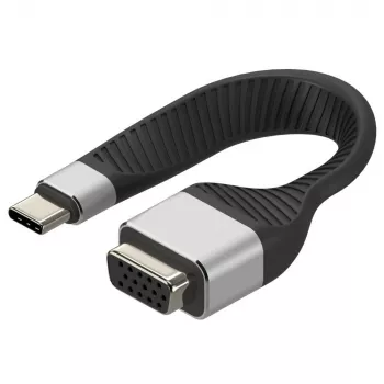Techly ICOC-USBC-VGA videokaapeli-sovitin 0,12 m USB Type-C VGA (D-Sub)