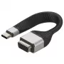 Techly ICOC-USBC-VGA videokaapeli-sovitin 0,12 m USB Type-C VGA (D-Sub)
