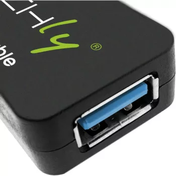 Techly ICUR30100G USB-kaapeli USB 3.2 Gen 1 (3.1 Gen 1) 10 m USB-A musta
