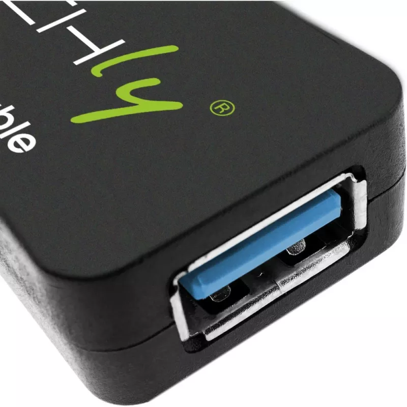 Techly ICUR30100G USB-kaapeli USB 3.2 Gen 1 (3.1 Gen 1) 10 m USB-A musta