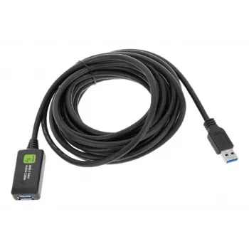 Techly ICUR3050G USB-kaapeli USB 3.2 Gen 1 (3.1 Gen 1) 5 m USB-A musta