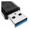 Techly ICUR3050G USB-kaapeli USB 3.2 Gen 1 (3.1 Gen 1) 5 m USB-A musta