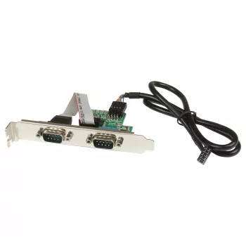 StarTech.com 61 cm sisäinen USB-emolevyotsikko 2 porttiin sarja RS232 -sovitin
