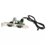 StarTech.com 61 cm sisäinen USB-emolevyotsikko 2 porttiin sarja RS232 -sovitin