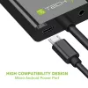 Techly kaapelisovitin konvertteri HDMI-VGA Micro USB:lla ja äänellä IDATA HDMI-VGA2AU