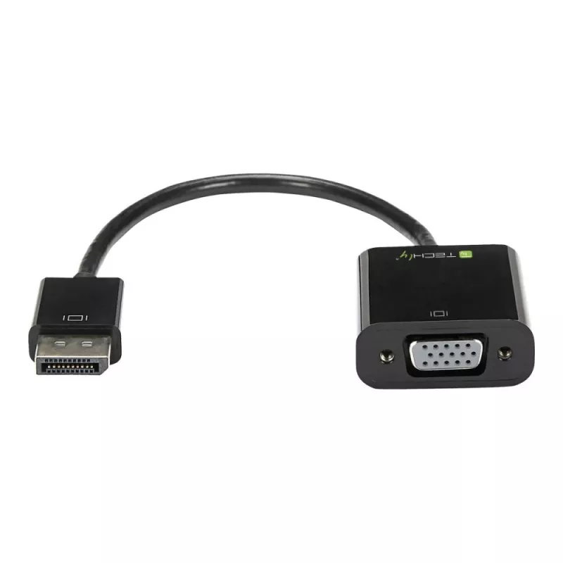 Techly kaapelisovitin konvertteri HDMI-VGA Micro USB:lla ja äänellä IDATA HDMI-VGA2AU