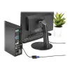 Techly kaapelisovitin konvertteri HDMI-VGA Micro USB:lla ja äänellä IDATA HDMI-VGA2AU