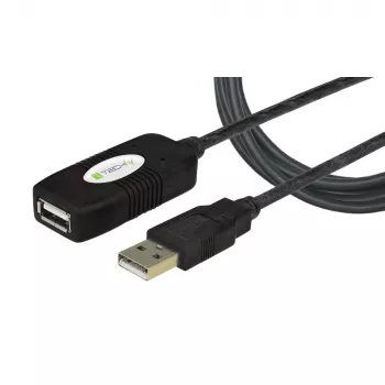 Techly aktiivinen jatkokaapeli USB 2.0 Hi-Speed 10 m IUSB-REP10TY