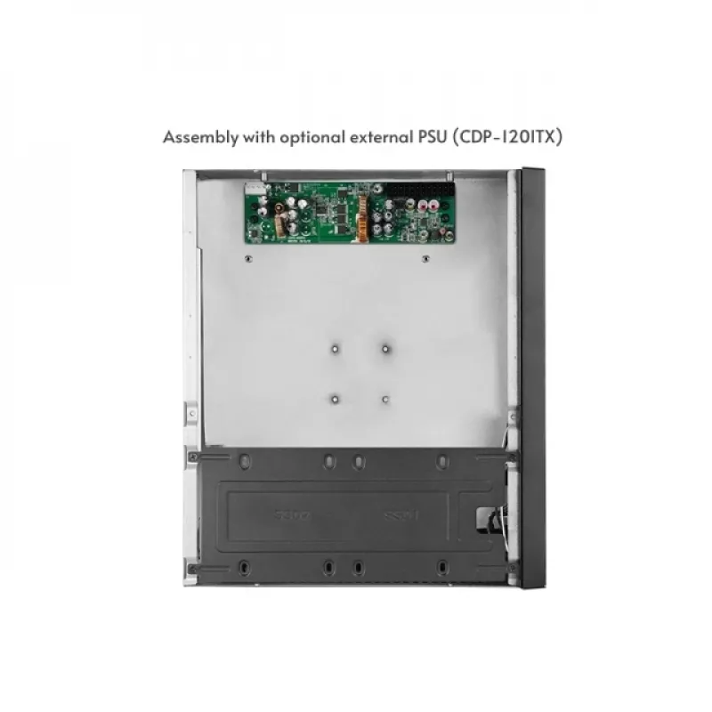 Chieftec IX-06B-OP tietokonekotelo Small Form Factor (SFF) musta