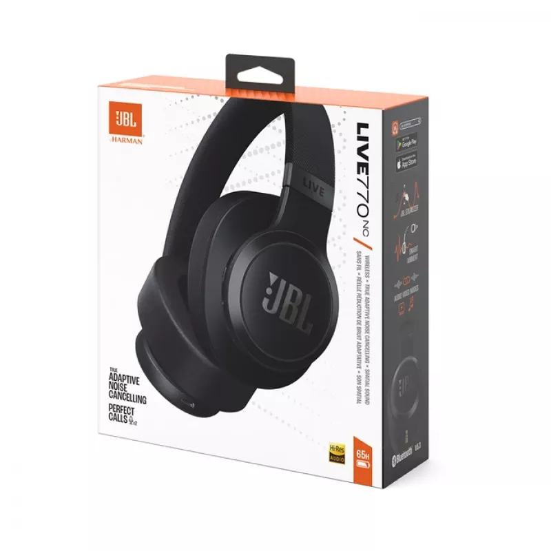 JBL Live 770NC kuulokkeet langattomat panta puhelut/musiikki Bluetooth musta