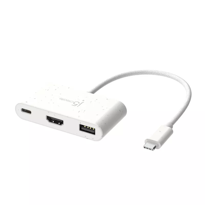 j5create JCA379EW – USB-C® - HDMI™ & USB™ Type-A Power Delivery -tuella