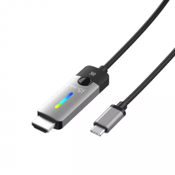 j5create JCC157-N USB-C - HDMI 2.1 8K -kaapeli 1,79 m