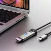 j5create JCC157-N USB-C - HDMI 2.1 8K -kaapeli 1,79 m